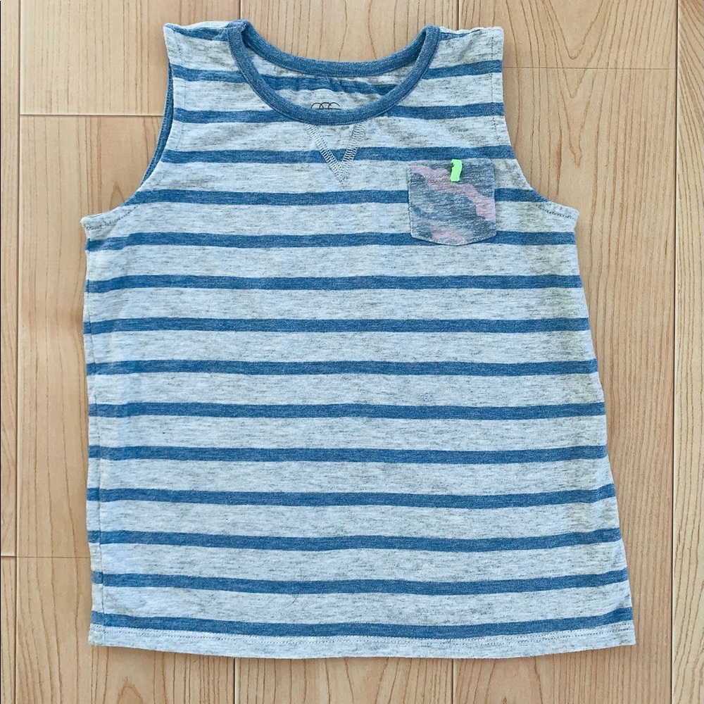 Egg by Susan Lazar Boys Stripe Tank Top